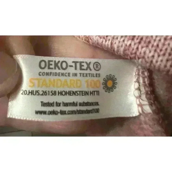 Lands’ End Women’s Plus Embroidered Sweater Fleece Quarter Zip Pullover 1X Pink - Picture 5 of 7